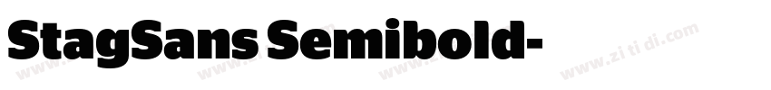 StagSans Semibold字体转换 StagSans Semibold字体转换